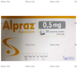 medicament ALPRAZ0,5 MGBoîte de 28 maroc