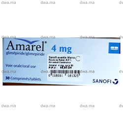 medicament AMAREL4 MGBoîte de 30 maroc