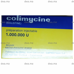 medicament COLIMYCINE1.000.000 UIBoîte de 1 flacon maroc