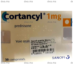 medicament CORTANCYL1 MGBoîte de 30 maroc