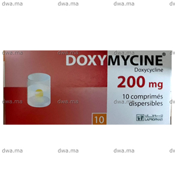 medicament DOXYMYCINE200 MGBoîte de 10 maroc