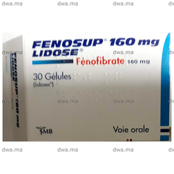medicament FENOSUP LIDOSE160 MGBoite de 30 maroc
