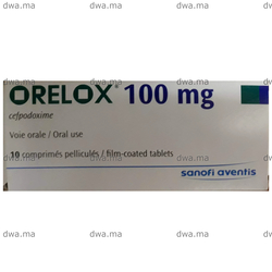 medicament ORELOX100mgBoîte de 10 maroc