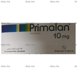 medicament PRIMALAN10 mgBoîte de 14 maroc