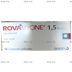 medicament ROVAMYCINE1,5 MUIBoîte de 16 maroc