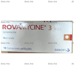 medicament ROVAMYCINE3 MUIBoîte de 10 maroc