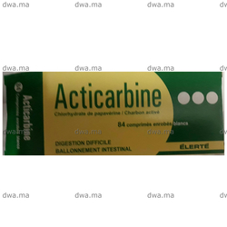 medicament ACTICARBINE70 MGBoîte de 84 maroc