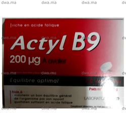 medicament ACTYL B9 200 µGBoite de 60 maroc