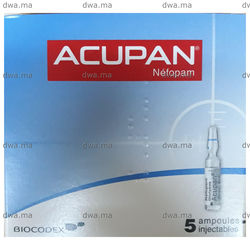 medicament ACUPAN20 MGBoîte de 5 Ampoules de 2 ml maroc