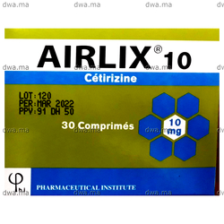 medicament AIRLIX10 MGBoîte de 30 maroc