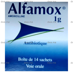medicament ALFAMOX1 GBoîte de 14 maroc