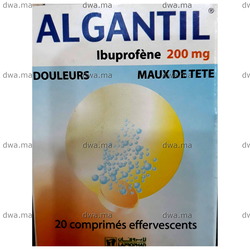 medicament ALGANTIL200 mgBoîte de 10 maroc