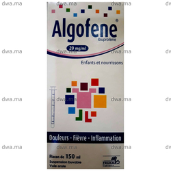 medicament ALGOFENE20 MG / MLFlacon de 150 ml maroc