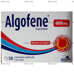 medicament ALGOFENE400 MGBoite de 30 maroc