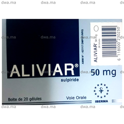 medicament ALIVIAR50 MGBoîte de 20 maroc