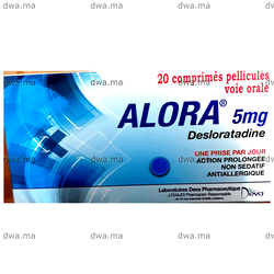 medicament ALORA5 MGBoite de 20 maroc