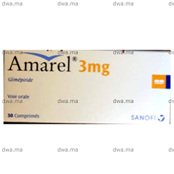 medicament AMAREL3 MGBoîte de 30 maroc