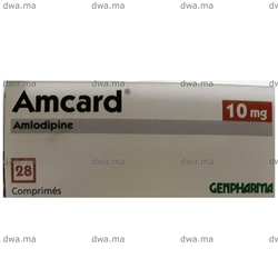 medicament AMCARD10 MGBoîte de 28 maroc