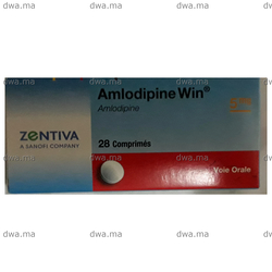 medicament AMLODIPINE GT5 MGBoite de 28 maroc
