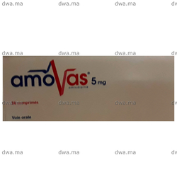 medicament AMOVAS5 MGBoîte de 56 maroc