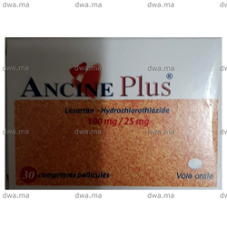 medicament ANCINE PLUS100 MG / 25 MGBoite de 30 maroc