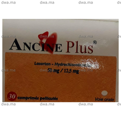 medicament ANCINE PLUS50 MG / 12.5 MGBoite de 30 maroc