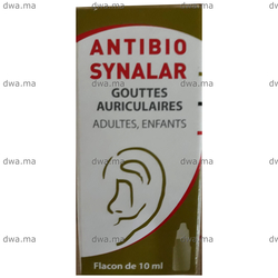 medicament ANTIBIO-SYNALAR2,5 MG / 1000000 UI / 350000 UIFlacon de 10 ml maroc