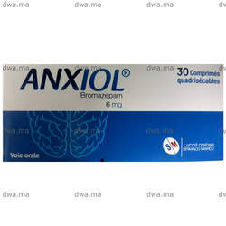 medicament ANXIOL6 MGBoîte de 30 maroc
