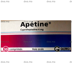 medicament APETINE4 MGBoîte de 30 maroc