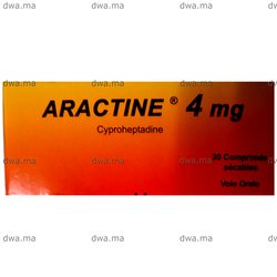 medicament ARACTINE4 MGBoîte de 30 maroc