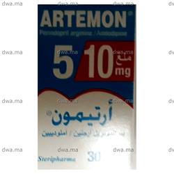 medicament ARTEMON10 MG / 5 MGBoite de 30 maroc