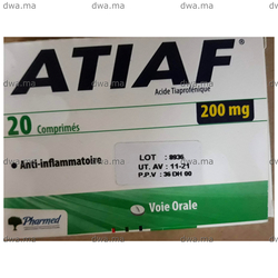 medicament ATIAF200 MGBoite de 20 maroc