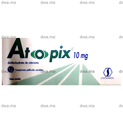 medicament ATOPIX10 MGBoîte de 15 maroc