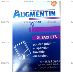 medicament AUGMENTIN1G /125 MGBoite de 24 maroc