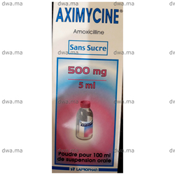 medicament AXIMYCINE500 MG / 5 MLFlacon de 100ml maroc