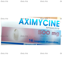 medicament AXIMYCINE500 MGBoîte de 16 maroc