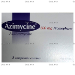 medicament AZIMYCINE500 MGBoîte de 3 maroc