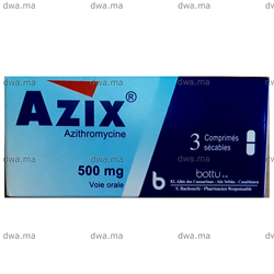 medicament AZIX500 MGBoîte de 3 maroc