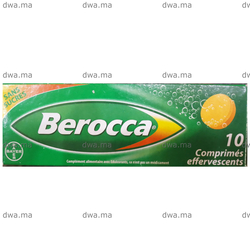 medicament BEROCCA ZINCBoîte de 10 maroc