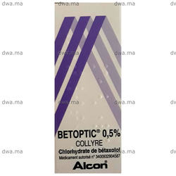 medicament BETOPTIC0,005Flacon de 3ml maroc