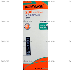 medicament BIOMYLASE200 UCEIP / MLFlacon de 125 ml maroc