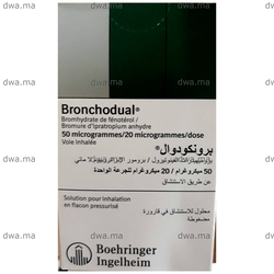 medicament BRONCHODUAL50 µG / 20 µG PAR DOSE POUR INHALATIONFlacon de 200 doses maroc