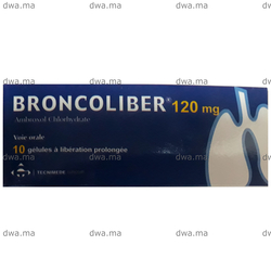 medicament BRONCOLIBER120 MGboite de 10 maroc
