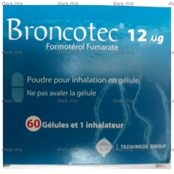 medicament BRONCOTEC12 µgBoîte de 60 maroc