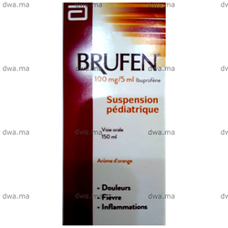 medicament BRUFEN100 MGFlacon de 150ml maroc