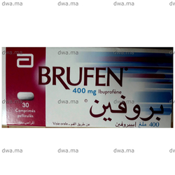 medicament BRUFEN400 mgBoîte de 30 maroc