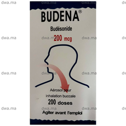 medicament BUDENA200 µGFlacon de 200 doses maroc