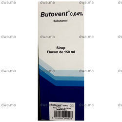 medicament BUTOVENT0,04 %Flacon de 150 ml maroc