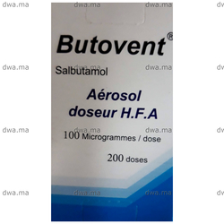 medicament BUTOVENTFlacon de 200 doses maroc