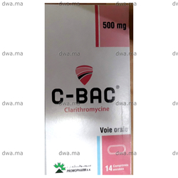 medicament C-BAC500 MGBoite de 14 comprimés maroc